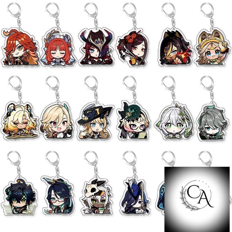 Genshin Impact citlali ororon iansan móc khóa Acrylic Mặt dây chuyền trò chơi hoạt Hình Ba Lô Mặt dâ