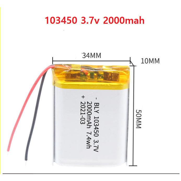 Pin 3.7V 30-10000mAh Dung Lượng Đa Dạng