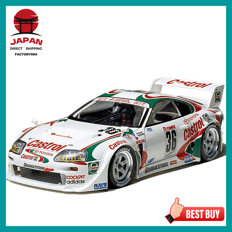 【Directly from Japan】
Tamiya 1/24 Sports Car Series No. 163 Castrol Toyota Tom's Supra GT Plastic Mo