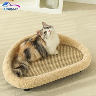 Sisal Mèo Scratcher Thú Cưng Sofa Giường Chơi Chó Con Ngủ Giường Bảo Vệ Nội Thất Ngủ Chó Nhỏ Mèo Ghế Cho Chó Nhỏ