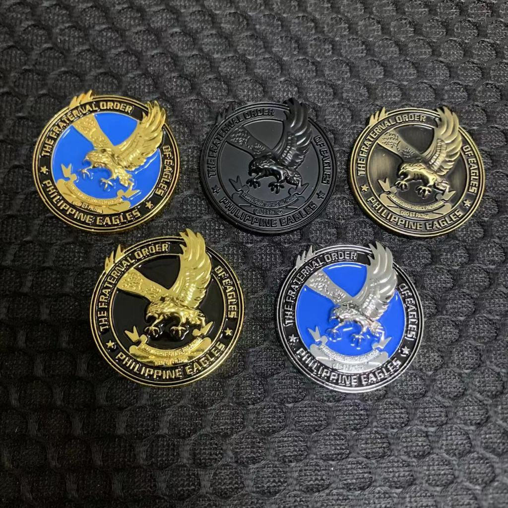 Mới 3D Kim Loại 34mm Ô Tô Tự Động Xe Máy Điện Thoại Di Động The Fraternal Order of Eagles - Philippi
