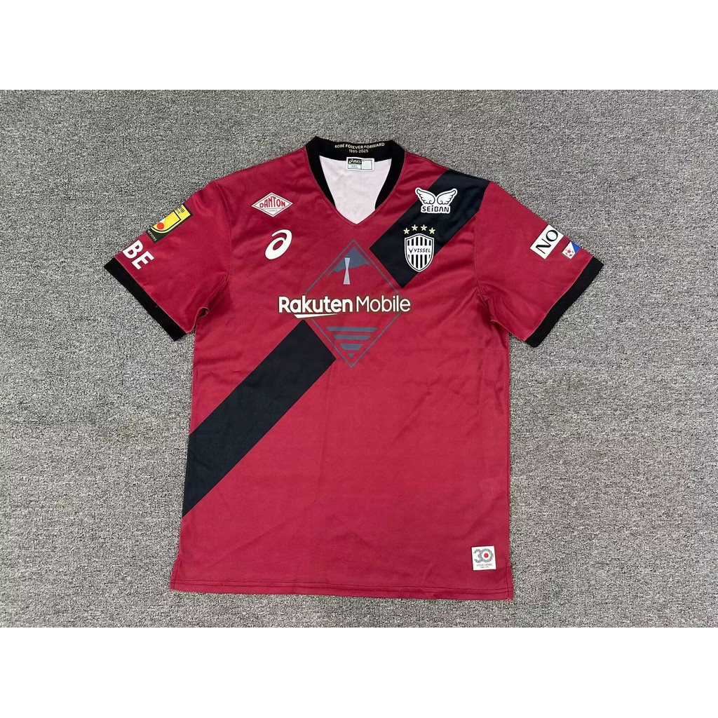 Phiên bản dành cho người hâm mộ: 2025-26 Áo bóng đá J League Vissel Kobe tay áo chất lượng cao Bộ đồ