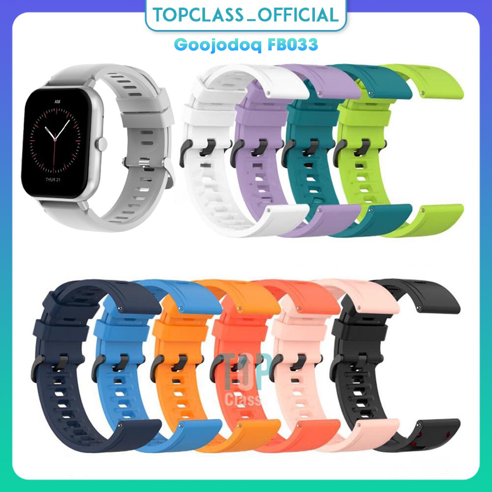 Dây đeo cao su tổng hợp thay thế đồng hồ thông minh GOOJODOQ FB033