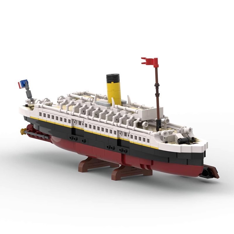 Tàu du lịch SS Nomadic mô hình sáng tạo khối xây dựng Titanic đồ chơi trẻ em quà tặng 818 miếng MOC-