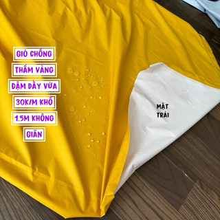Vải Gió chống thấm , trần bông may áo Gió- may áo mưa - ga gối chống nước cho em bé