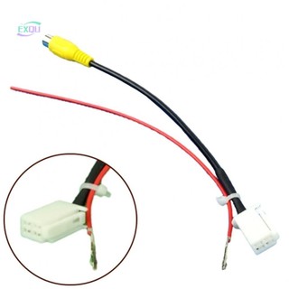 For Toyota Car Reverse Camera Input Cable Adapter Plug with RCA Connection[EXQU]