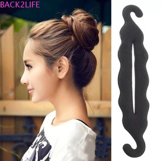 Back2life hairstyle twist maker, đĩa tóc donut bọt xốp kẹp tóc bun maker, phụ kiện tóc dụng cụ tạo kiểu tóc updo fashion bun curler bện nữ