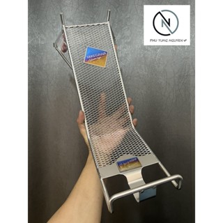  Baga Lưới INOX XIKEN gắn xe máy WAVE Nhỏ kèm tem Titan và Phụ Kiện . 