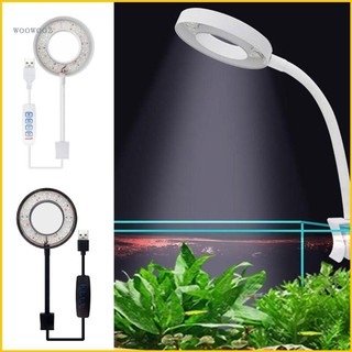 Đèn led bể cá woow đèn led 8w cho bể cá nước mặn kẹp xe tăng san hô