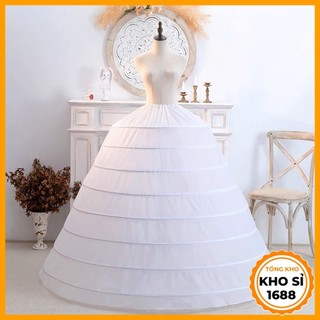 Tùng phồng xoè váy cưới 8 tầng, tùng váy cưới cô dâu, phụ kiện váy cưới E1482