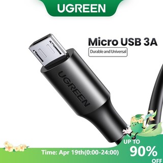 UGREEN Micro USB Cáp Sạc 3A 5V Hỗ Trợ Truyền Đồng Bộ Cho Huawei Xiaomi Samsung Nokia