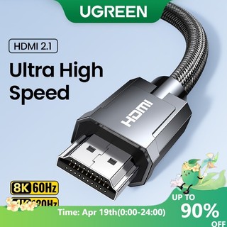 Ugreen Dây Cáp HDMI 2.1 8K60Hz 4K120Hz 48Gbps HDCP2.2 HDMI Cho PS4
