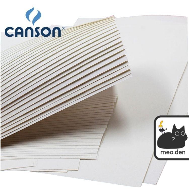 Giấy vẽ CANSON Hàn 110gsm vân ngang vẽ hình hoạ, chân dung - Họa Cụ Hakuart