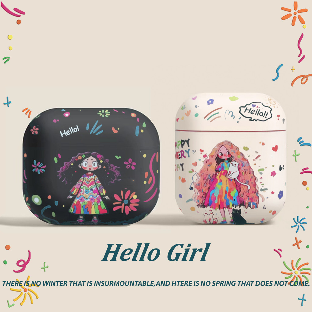 Scare Girl TPU Earphone Cover for AirPods s4 Gen Case Matte Case Earphone Protection Case New for Ai