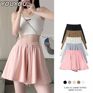 Quần thể thao nữ YOUYOU, quần short thể thao dáng rộng lưng cao, quần short thể thao ngoài trời