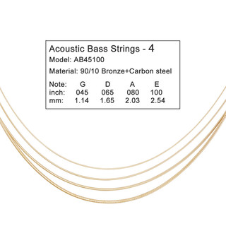 Acoustic Bass Strings 4 String Guitars Replacement Accessories Guitar Part[SECL]