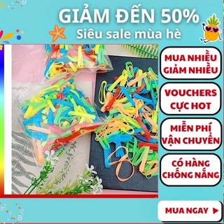 Túi 50Gr chun buộc tóc nhiều màu ✓Dây thun ✓Dày đẹp ✓ Giá rẻ