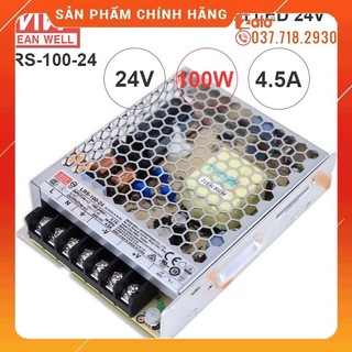 LRS-100-24|Bộ nguồn Meanwell LRS-100-24, bộ nguồn Meanwell 100W 24V 4.5A