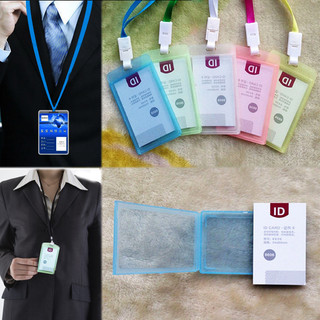 Thẻ id bền đẹp nhân viên giữ huy hiệu chống nước làm việc tên thẻ nhựa cứng 1pc mới