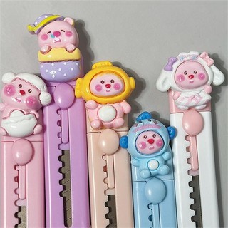 Hoạt Hình Tiện Ích Dao Di Động Dễ Thương Capybara Tay Tài Khoản Dao Loopy Dao Học Sinh Starionery