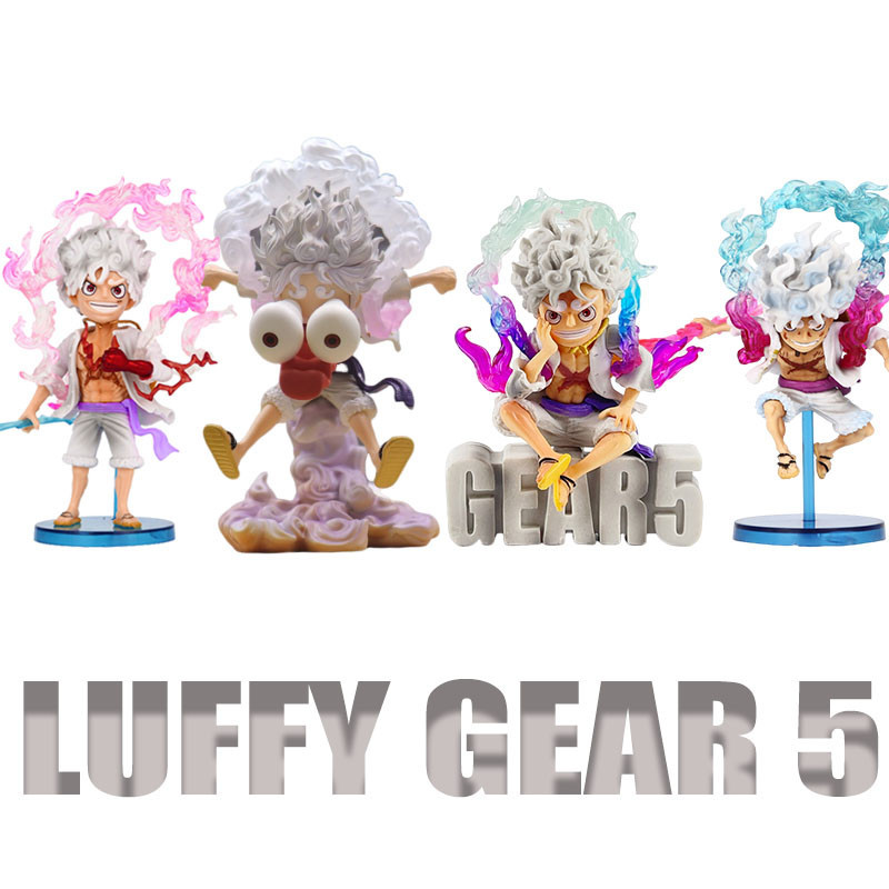 Nhân Vật Hành Động One Piece Luffy Gear 5 Thần Mặt Trời Ni Ka Luffy Hình Tượng Đồ Chơi Mô Hình Búp B
