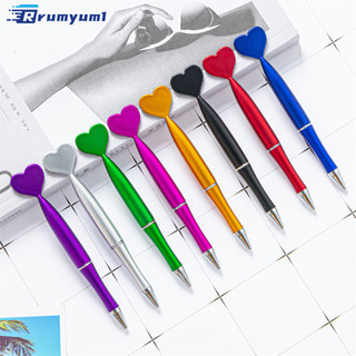 Còn hàng! Bút Bi Nhựa Đầu Hình Trái Tim Dễ Thương Nhiều Màu Bút Bi Cho Sinh Viên Văn Phòng Phẩm Văn Phòng Kinh Doanh