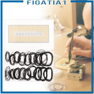 180 chiếc đồng hồ mặt sau gioăng miếng đệm cói vòng đệm 18 kích cỡ phụ kiện đồng hồ, đen