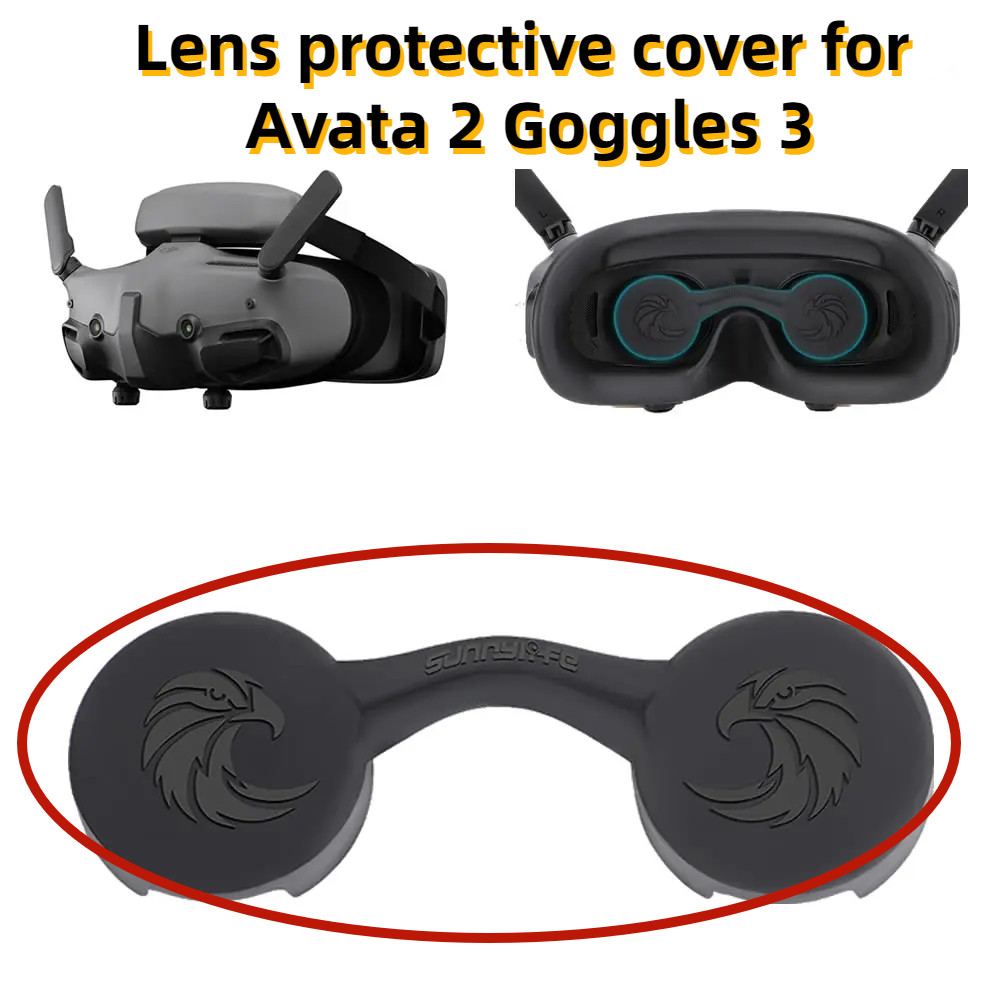 Vỏ bảo vệ ống kính cho DJI Goggles 3/2 và AVATA 2 - nắp ống kính phụ kiện