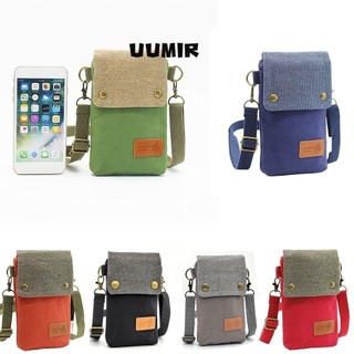  Túi đeo vai Túi xách nhỏ bằng vải Canvas ba lớp Túi đeo chéo màu ghép dung tích lớn thời trang dành cho nữ 