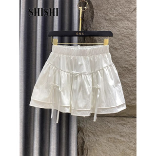 SHISHI Chân váy chân váy chữ  hàn quốc Vintage Trendy Thời trang WSQ2450R53 22Z240527