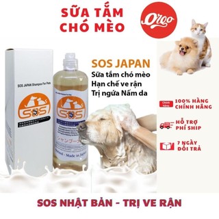 Sữa tắm chó mèo orgo sos nhật 500ml