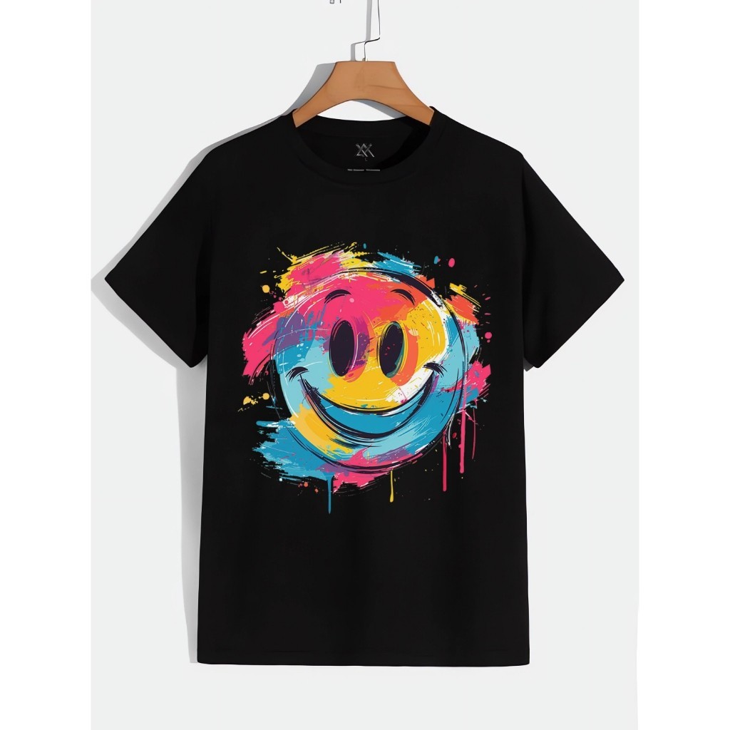[ T SHIRT UNISEX ] Áo phông nam KT SMILE T-shirt .