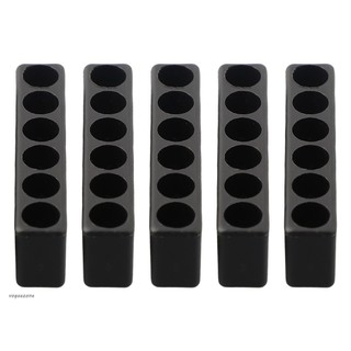 #VOGUEZ#Screwdriver and Drill Bit Storage Solution 5 Pcs Bit Holder for 6 Hole Hex Shank