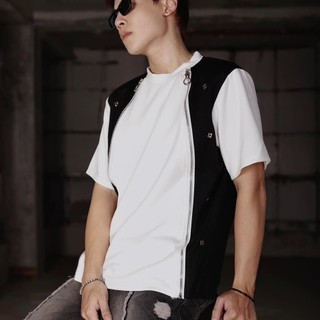 Áo Thun Zip Phối Raglan CN009