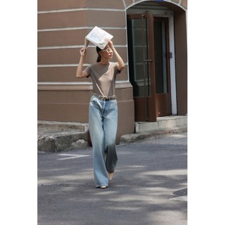 Quần jeans ống suông BASIC ROBIN JEANS