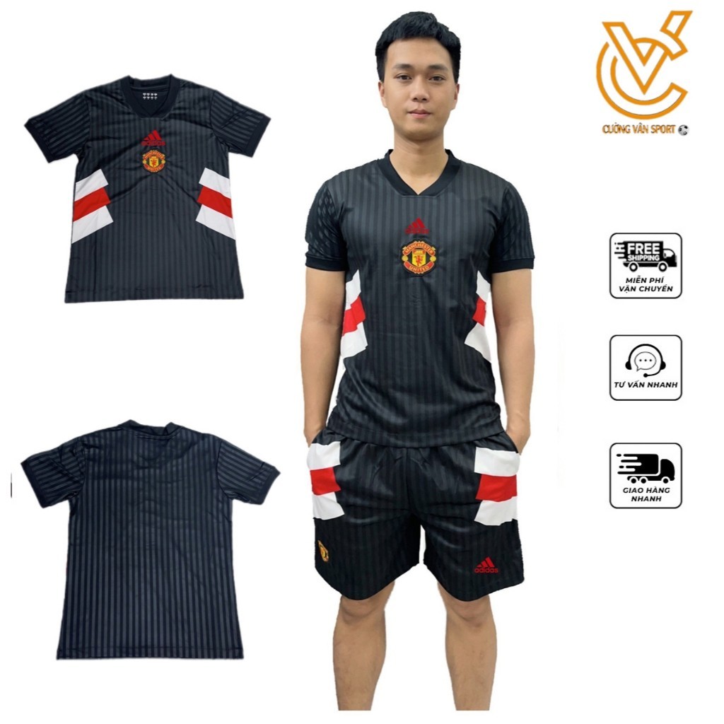 Áo bóng đá,đồ đá banh mu di chuyển có túi chất vải THÁI cao cấp,fom âu