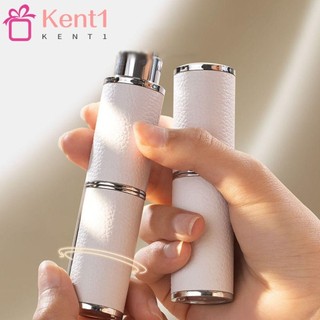 Máy phun nước hoa KENT1 8 ml, Hộp đựng chất lỏng da cao cấp có thể đổ lại, Loại ép quay Mini Liner Glass Hộp đựng mỹ phẩm Quà tặng