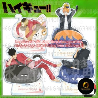 Standee HAIKYUU!! Vua Bóng Chuyền ver ĐỆM MOCHI acrylic standee anime mica chibi trang trí trưng bày mô hình