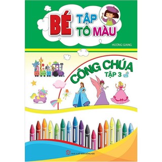 Sách bé tập tô màu công chúa - tập 3