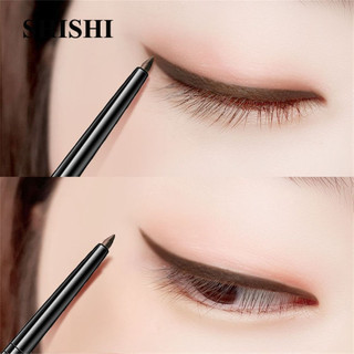 Shishi Mknk xoay bút kẻ mắt tự động không thấm nước kẻ mắt trang điểm kẻ mắt rượu vang 3 màu01