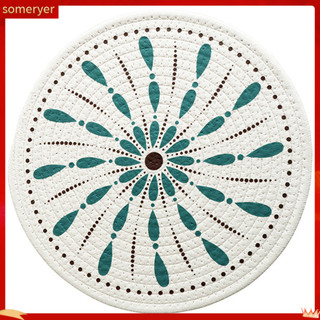 Thai| Place Mat Phong Cách Nhật Bản Chống bỏng Cotton Sử Dụng Hàng Ngày Dệt Bàn Tròn Placemat Phụ Kiện Nhà Bếp Vòng Bảo Vệ