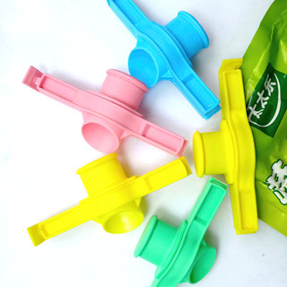 Bộ 5 Kẹp Miệng Túi Bảo Quản Thực Phẩm CÓ NẮP MỞ RÓT tiện lợi -L.H Store