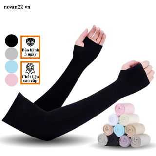 Găng tay chống nắng, tay áo chống nắng, găng tay chống nắng nam nữ Hàn Quốc