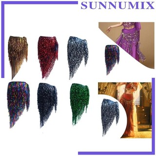 Váy múa bụng hông Váy sequin lấp lánh cho biểu diễn Latin