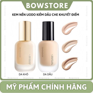   HÀNG MỚI   Kem Nền UODO Kiềm Dầu Che Khuyết Điểm Nâng Tone Dưỡng Ẩm BOWSTORE 