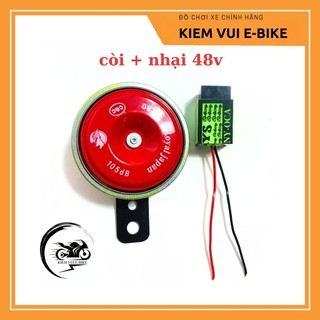Nhại còi nhanh POSH 12v lắp cho xe máy, xe điện 12v, nhại xanh 48v Phụ Kiện
