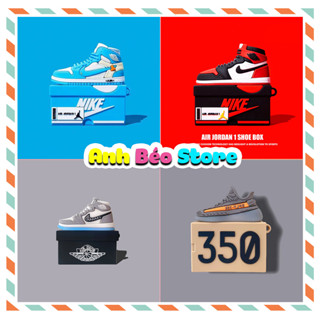 Vỏ ốp Airpod 2 3 Pro GIÀY THỂ THAO NIKEE kiểu hộp kèm móc khóa, Case Airpod cao cấp - Anh Béo Store