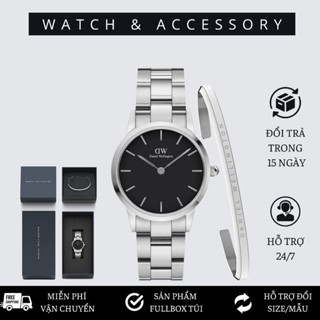 Đồng hồ Nam Nữ Daniel Welington Iconic Link Silver Black - DANIEL WATCH STORE SG