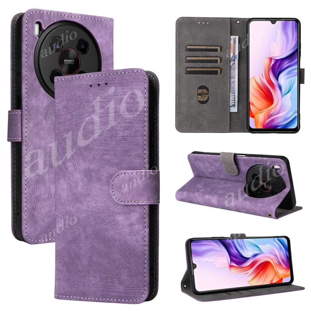 Nubia V80 Max 4G Nubia V70 Max 4G Ốp Điện Thoại Da Lật Cho ZTE Blade V70 Max V70Max BladeV70 Max 4G 