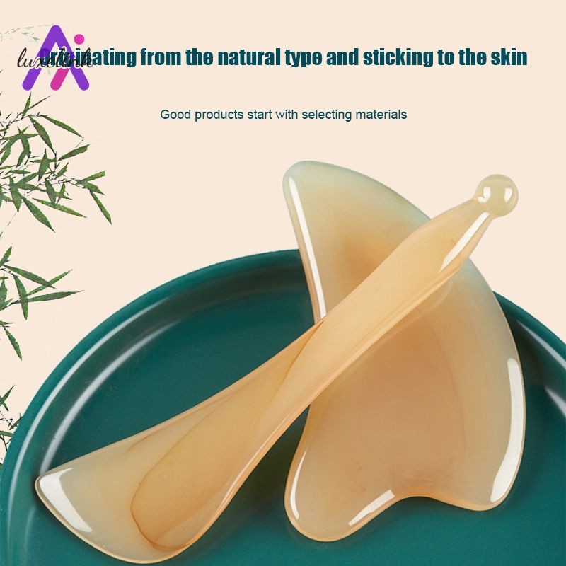 🌿Luxelink🌿Gua Sha Tools Mặt nạ mát xa guasha để chăm sóc da mặt Chăm sóc da mặt massage cổ mặt 3in1